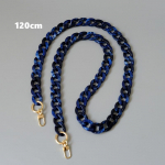 Uus telefonitarviku eemaldatavad osad kett Candy Crossbody Resin luksusrihm Sinine telefoni&uuml;mbrisketid Punane akr&uuml;&uuml;list &otilde;lakett 120CM sinine