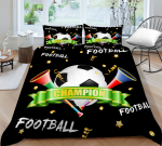 3D-jalgpalliseeria prinditud voodipesukomplekt Spordimustriga tekikate padjap&uuml;&uuml;r AU eriti suur kodukaunistus Baby 100x135cm