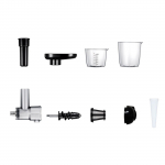 Aeglase n&auml;rimisega mahlapressi osa KitchenAidi SM-50BC SM-50R SM-50TQ SM-50BL SM-50BK Segisti spiraalne n&auml;rimisfilter