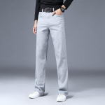 Teksad Meeste Meeste Micro-FIare Denim p&uuml;ksid Klassikaline disain vabaaja FIared p&uuml;ksid 30 hall v&auml;rv