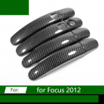 Ruili56 Carbon Fiber Door Handle Cover for Ford Focus 2012 Car Door Handles Sequins Sticker Car accessories Decorative normal