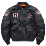 Meeste jakid Mantlid Bomber Jope Meeste Lennujakid Hip Hop T&auml;navar&otilde;ivad Hall Merepunane Must Suures suuruses &otilde;huj&otilde;udude jope meestele XXXXL must