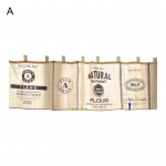 Peened, kulumiskindlast kangast l&uuml;hikesed kardinad, retro talumajak&ouml;&ouml;gi katted koju B