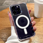 Originaalne l&auml;bipaistev magnetiline Magsafe'i juhtmevaba laadimis&uuml;mbris iPhone 14 13 12 11 Pro Max Plus l&ouml;&ouml;gikindla katte tarvikud iPhone 14 Pro Max puhas