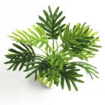 3 tk Kunstlik taim laiali sabaga p&auml;evalill potis v&otilde;lts taim koduaeda elutuba r&otilde;du siseruumides v&auml;likaunistused simulatsiooni taimesein roheline