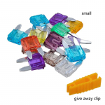 50 tk Mini keskmise suurusega STANDARD autode autode l&otilde;iketerad Kaitsmed 1A 2A 3A 4A 5A 7,5A 10A 15A 20A 25A 30A 35A 40A + klamber small-15A