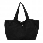 Suure mahutavusega &otilde;lakott Naiste kott K&auml;ekott must