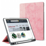 iPad Pro 12.9 2017/2015 &uuml;mbris pliiatsihoidjaga, nutikas volditav alus, automaatse une/&auml;rkveloleku funktsiooniga kaitse&uuml;mbris iPad Pro 12.9 2020 jaoks 2015-2017 iPad 12.9