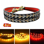 12 V 24 V auto piduri suunatule LED hoiatuslambi riba pikapi veoauto tagumise saba tagurpidi kahekordse v&auml;lgu tuli 1.2m