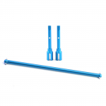 Alumiiniumist keskveov&otilde;lli s&otilde;ukruvi v&otilde;lli ja liigendikorpuse vahetus Tamiya TT02 &scaron;assiile 1/10 sinine