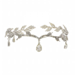 Korea pruudi peakate Otsmik Teemant otsaesise ornament kroon Lehed Vesipuuripea S&otilde;rmus Pruudi pulmajuuksed Aksessuaarid Piduliku kleidi aksessuaarid