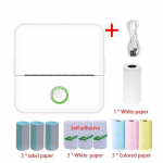 Mini kaasaskantav termoprinter tasku traadita BT kleebised fotosiltide memo Vale k&uuml;simus V&auml;ike tr&uuml;kk, tindita prindi Xiaomi jaoks