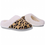 Naiste sussid Kodusussid naistele Kohevad karvased pl&uuml;&uuml;sis fliisvoodriga soe pehme mugavad libisemisvastased leopardimustusega sussid siseruumides kasutamiseks m&otilde;eldud sussid 40-41 roosa