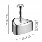 Roostevabast terasest sushivormid riisipalli vorm Bento t&ouml;&ouml;riist Onigiri vorm suur Jaapani k&ouml;&ouml;git&ouml;&ouml;riistad sushitarvikud
