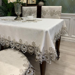 Laudlina ristk&uuml;lik Luksuslik tikandid pitsist &uuml;mmargune lauakate Lill Elegantne &otilde;&otilde;neslaud S&ouml;&ouml;giriidest laualipp k&auml;ter&auml;tikud 140X200cm