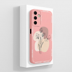 Telefoni&uuml;mbris Samsung Galaxy A15 A 15 4G 5G kate, luksuslik moodne disain matt must ruudukujuline kvaliteetne pehme vedel silikoonkest Samsungi kaitseraua jaoks Samsung A15