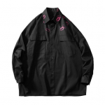 Rev&auml;&auml;rid, pikad varrukad, klapitaskud, &uuml;herealine s&auml;rk, mantel Meeste kevad-s&uuml;gissuudlusprindiga vabaajas&auml;rk XL must