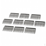 10 Pieces black Wig Combs Hair Pins Clips DIY for