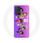 Coque pour Samsung Galaxy A33 5G BTS TinyTAN Animation Affiche RM Jin Suga J-Hope Jimin Jungkook Et V Mic Drop Danse