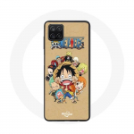 Coque pour Samsung Galaxy A22 4G One piece Manga Equipage du Chapeau de Paille