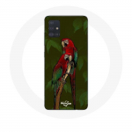 &Uuml;mbris Samsung Galaxy A51 5G Pionus Parrot Red jaoks