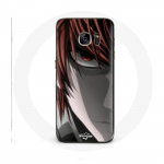 &Uuml;mbris Samsung Galaxy S6 Edge Light Yagami Death Note Manga Anime jaoks