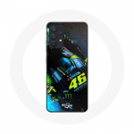 Coque pour Samsung Galaxy A13 4G / A13 4G Lite Valentino Rossi Pilote de course Moto GP