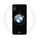 Musta taustaga &uuml;mbris Xiaomi Redmi Note 5 Pro BMW Logo jaoks