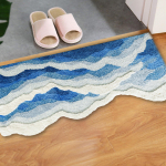 Kohev vannimatt kodukaunistamiseks, kingituseks libisemiskindel vaip, lastetuba ookeani k&ouml;&ouml;k 60cmx80cm