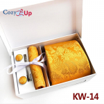 Cosy Up 6-osaline komplekt Paisley meeste lips, sealhulgas lips, kandiline sall, manseti lipsuklamber kinkekarp