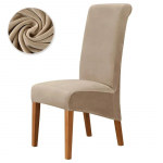 1 tk pehme sametist tooli kate &Uuml;hev&auml;rviline elastne s&ouml;&ouml;gitooli katted Talvised soojad istmekatted Avaleht Hotell Pulma bankettpidu 1pcs chair cover