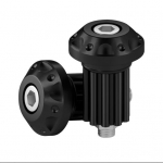 1 paar mootorratta juhtraua otsa CNC alumiiniumsulamist universaalne mootorratta t&otilde;ukeratta k&auml;epideme k&auml;epideme otsakork trimmikatte katte muutmise tarvikud punane