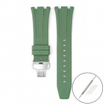 Fluoro kummist rihm Audemars Piguet Royal Oak 15400 15500 26331 Butterfly Pandlaga Meeste Pehme FKM Vahetage kellarihm AP jaoks 26mm 26mm