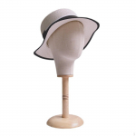 K&uuml;bararaami kangapea, mannekeenimudel, peamudeli vitriin poes, juuksurisalongis, kodus beige  white