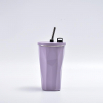 Hea v&auml;limusega teemant roostevabast terasest tass k&otilde;rrega, suure mahutavusega, kaasaskantav, k&auml;ep&auml;rane tass, loominguline autosse kaasa v&otilde;etav kohvitass 600ml lilla