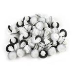 50/100 tk auto uksepaneeli klamber koos tihendusr&otilde;ngaga, automaatse fiksaatori kinnitusega kaitseraua klamber 50PCS