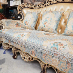 Euroopa luksuslik diivani kate Vintage tikandid kaaned Ameerika diivanipadi elutoa m&ouml;&ouml;bel kaitsev kate padjap&uuml;&uuml;r 1pc 95x240 cm