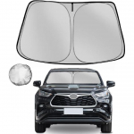 Tuuleklaasi visiir Sobiv 2020-2023 Kokkupandav p&auml;ikesesirmik Kate Toyota Highlanderile Sobib auto esiklaasile Blokeerib UV-kiirguse ja kuumuse Auto interj&ouml;&ouml;r for 2020-2023 Toyota High