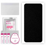 apgo Protective Skin Sticker for the back compatible with Doogee X55, Wrap Film, Foil, Vinyl - Pattern Matte Black