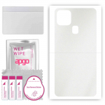 apgo Protective Skin Sticker for the back compatible with Oukitel C22, Wrap Film, Foil, Vinyl - Pattern Matte Transparent