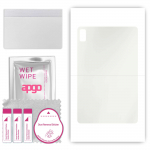 apgo MATTE Protective Skin Sticker for the back compatible with Honor V6, Wrap Film, Hydrogel Film, Flexible, Soft TPU with positioning layer easy ins