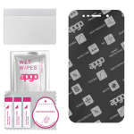 apgo MATTE Hybrid protective glass compatible with Wiko WIM Lite, flexible nano glass, great replacement for tempered glass, scratch-resistant, full g