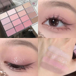 16 v&auml;rvi lauv&auml;rvipalett Madala k&uuml;llastusega Rose Pink Pearly Matt Glitter lauv&auml;rv L&auml;ikiv lauv&auml;rv Kauap&uuml;siv silmameik 04 lavender blurring