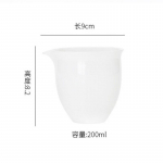 Valge portselanist messi tassi keraamiline teedosaator Kung Fu teekomplekt Kodutee meretee valaja segamistass Meeste tassi tee s&otilde;ela komplekt 9x8.2cm 200ml