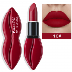 Naturaalne sile matt veekindel Velvet Nude huulepulk Seksikas punane pruun huulepulk Pigments Makeup huulel&auml;ige kauakestev professionaalne 01