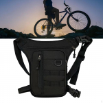 Meeste v&ouml;&ouml;kott Fanny Pack reguleeritava rihmaga kaunistus Multifunktsionaalne kaasaskantav rahakott Drop Leg for must