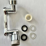 Kodumajapidamises kasutatava universaalse p&ouml;&ouml;rleva segisti pihustipea kraanikausi kraani pikendusega pritsmemullitaja otsik k&ouml;&ouml;gikraan 22/24 mm adapter