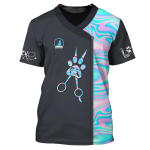 Lemmikloomade hooldaja T-s&auml;rgid Koerte kasside hooldamine 3D Prinditud T&auml;navar&otilde;ivad Mehed Naiste Mood Suurem&otilde;&otilde;tmeline T-s&auml;rk Cosplay T-s&auml;rgid Topid &Uuml;htsed riided M