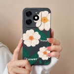 &Uuml;mbrised Tecno Spark 20 20C Pop 8 Pova 6 Pro Itel A18s A70 tagakaas P&auml;ris lilleline avokaado matt silikoon Pehme kaamerakaitse mood telefonikotid Tecno Pova 6 5G