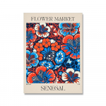 Lilleturg Pariis London Plakat Print Vintage Botanical Plant Canvas Maal Abstraktne Seinakunst P&otilde;hjamaade Pilt Elutuppa 21x30cm No Framed